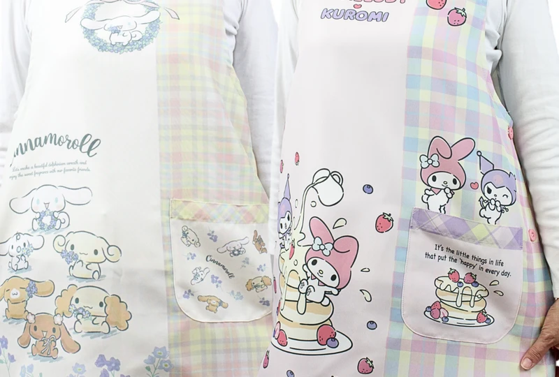 かわいいキャラクターエプロン